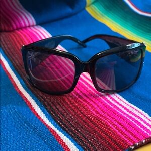 Ed Hardy rhinestone Black Sunglasses